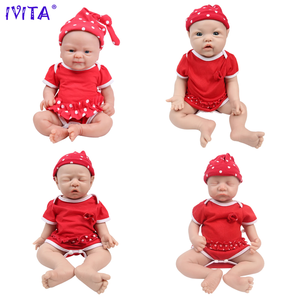 IVITA 100% سيليكون تولد من جدي - مراجعة Reborn Baby Doll Silicone Realistic وسعره