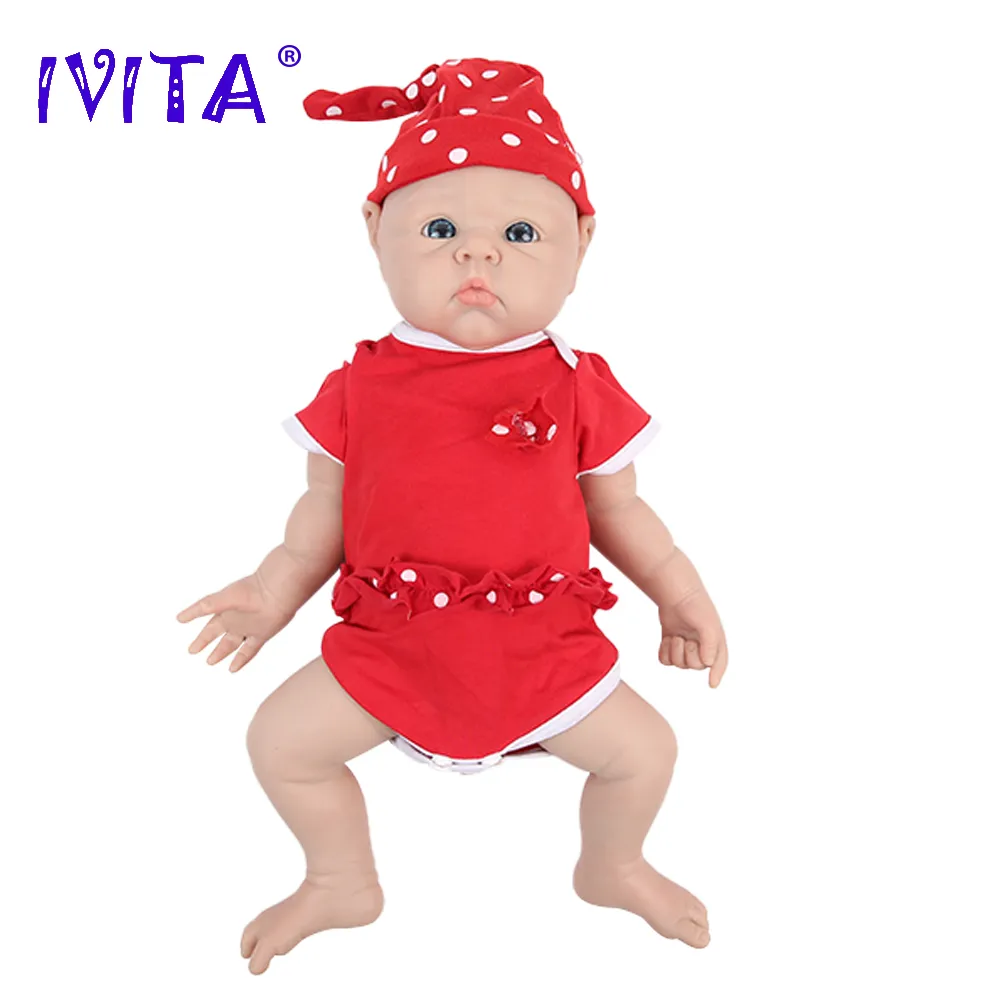 IVITA 100% سيليكون تولد من جدي - مراجعة Reborn Baby Doll Silicone Realistic وسعره