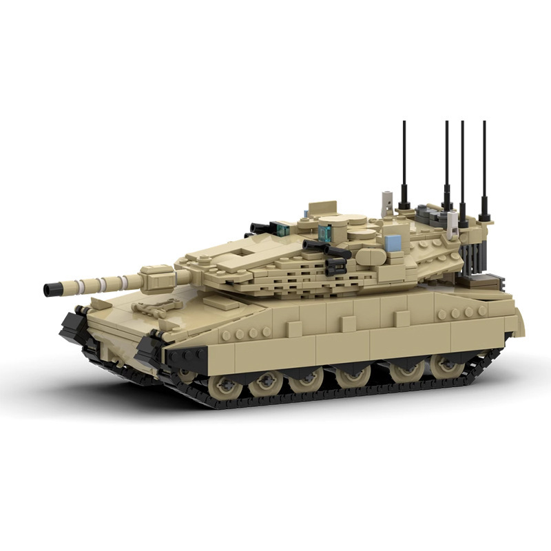 مكعبات بناء دبابة مركفا Mk4، ن - مراجعة Lego Compatible Military Tank وسعره